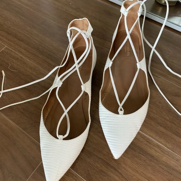 Aquazzura lace up flats - Picture 1 of 3